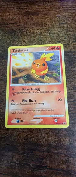 Torchic 99/127 Common Platinum Pokemon Lightly Played - Image 1