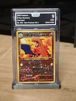 Pokemon Charizard 2000 Japanese Neo 2 Promo Reverse Foil #006 AOG 9 Mint - Image 1
