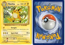 Raichu 36/108 Holo Rare Evolutions Pokemon NM Sugimori - Image 3
