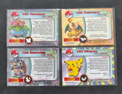 Pokemon TOPPS Series 1 - Complete BLACK logo set 90/90 - Excellent condition - Image 5