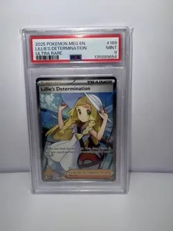 Pokemon Lillie’s Determination 169/132 PSA 9 Ultra Rare Full Art Trainer - Image 1