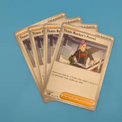 x4 Team Rocket's Petrel 207/217 Playset ASC Pokemon TCG NM - Image 1