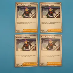 x4 Team Rocket's Petrel 207/217 Playset ASC Pokemon TCG NM - Image 2