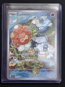 Pokemon TCG: Castform (195/191) [SSP] Illustration Rare Englisch NM - Image 1