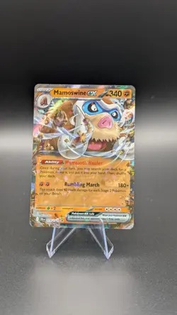 Pokemon TCG Mamoswine ex 079/159 Holo SV09 Journey Together Double Rare NM EN - Image 1