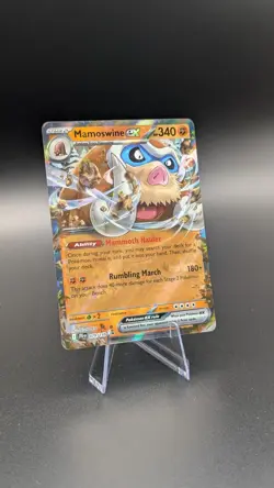Pokemon TCG Mamoswine ex 079/159 Holo SV09 Journey Together Double Rare NM EN - Image 2