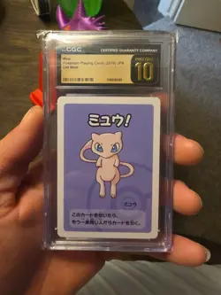 Pokemon Mew CGC Pristine 10 Playing Card 2019 Japanese Old Maid - Image 1