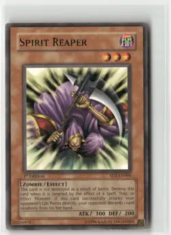 Spirit Reaper SD2-EN006 1st Edition Structure Deck: Zombie Madness NM Yu-Gi-Oh - Image 1