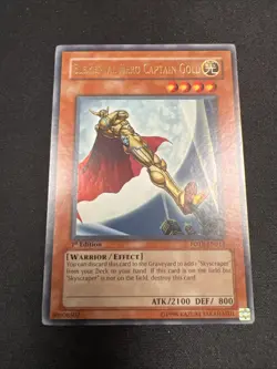 Yu-Gi-Oh! Elemental Hero Captain Gold (NM) 1st Edition FOTB-EN014 Ultra Rare - Image 1