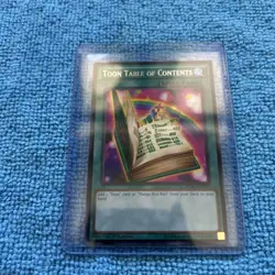 Toon Table Of Contents DPBC-EN047 Yu-Gi-Oh! Non-Holofoil Rare 1st Edition NM - Image 1