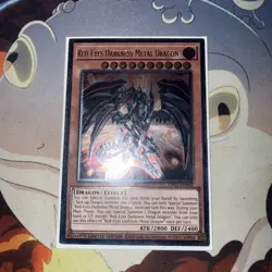 Red-Eyes Darkness Metal Dragon, UP01-EN002, Ultimate Rare, Near Mint, Yu-Gi-Oh - Image 1