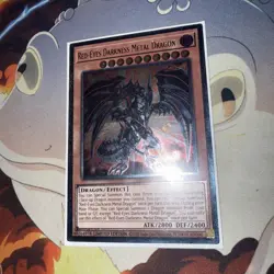 Red-Eyes Darkness Metal Dragon, UP01-EN002, Ultimate Rare, Near Mint, Yu-Gi-Oh - Image 2