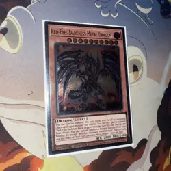 Red-Eyes Darkness Metal Dragon, UP01-EN002, Ultimate Rare, Near Mint, Yu-Gi-Oh - Image 3