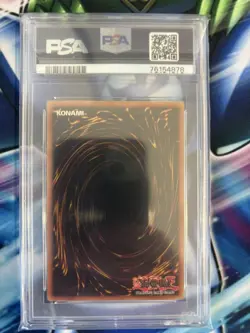 PSA 9 - DARK KING OF THE ABYSS - LOB-020 - 1ST EDITION - COMMON - 2002 - YuGiOh - Image 2