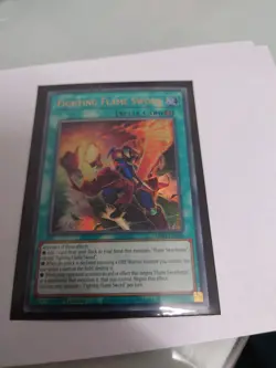 Fighting Flame Sword MZMI-EN008 Ultra Rare Near Mint 1st Edition Yugioh - Image 1
