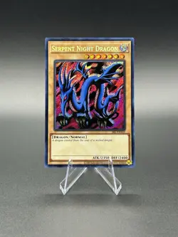 Yugioh NM Serpent Night Dragon SRL-EN103 Secret Rare 25th Anniversary - Image 1