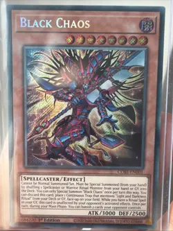 Black Chaos - CORI-EN001 - Secret Rare [1st Edition] - Near Mint/Mint - Yu-Gi-Oh - Image 1