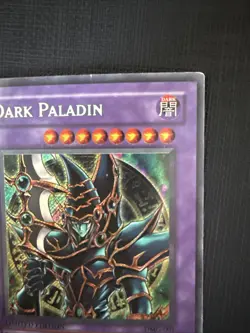 Yugioh Dark Paladin DMG-001 Secret Rare Limited Edition - Image 2