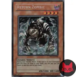 Yugioh Return Zombie PP01-EN006 Secret Rare NM - Image 1