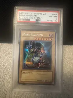 YuGiOh Dark Magician PCY-004 Power Of Chaos Yugi/Destiny PC Promo PSA 8 NM/MT - Image 1