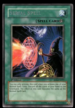 Serial Spell RDS-EN037 Rare Rise of Destiny Yu-Gi-Oh 1st Edition Near Mint - Image 1