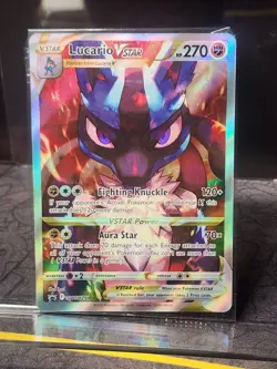 Lucario VSTAR SWSH291 SWSH: Sword & Shield Promo Cards Holo Sealed - Image 1