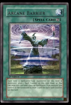 Arcane Barrier Crimson Crisis CRMS-EN061 Rare Yugioh Lightly Played - Image 1