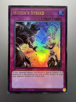 Yugioh - Witch's Strike Ultra Rare BLGG-EN133, Near Mint, 1st Edition - Image 1