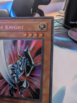 YuGiOh! Blade Knight CT1-EN002 Secret Rare HAS TAPE ON IT - Image 2