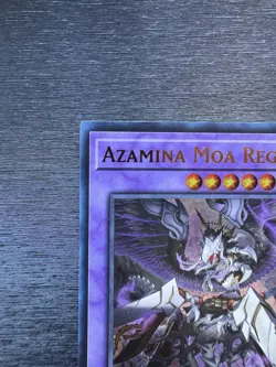 YuGiOh! Azamina Moa Regina ROTA - Error Misprint Anubis Shift 1st Ed Near Mint - Image 5