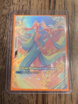 GUNDAM TCG Card Game Overflowing Affection GD01-118 U+ HOLO Foil English NewType - Image 1