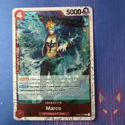 One Piece - PRB-01 - Marco OP02-018 Jolly Roger Holo Foil (US Seller - Image 1