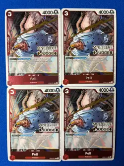 Pell (Judge Pack Vol. 3) OP05-014 One Piece Promotion Cards Foil [x4] - Image 1