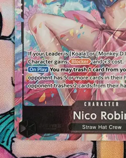 One Piece CCG NICO ROBIN OP12-087 Alt Art SR - English - NM - Image 3