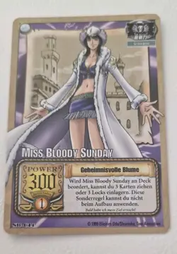 One Piece Karte SB-C14 Miss Bloody Sunday Geheimnisvolle Blume - Image 1