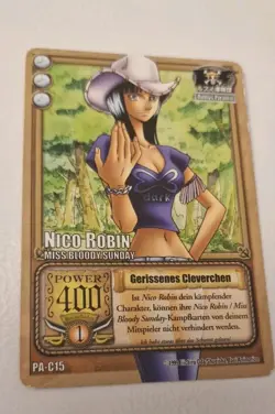 One Piece Karte PA-C15 Nico Robin Gerissenes Cleverchen - Image 1