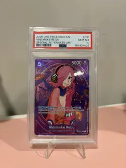 One Piece Vinsmoke Reiju Special Alternate Art EB03-031 PSA 10 Gem Mint - Image 1