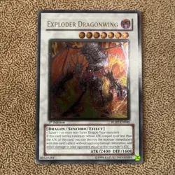 RGBT-EN040 Exploder Dragonwing Ultimate Rare 1st Edition YuGiOh! NM EURO - Image 1