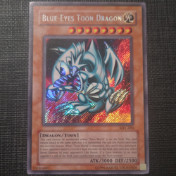 Konami Yu-Gi-Oh! TCG Blue-Eyes Toon Dragon MRL-000 Magic Ruler Secret Rare Holo - Image 1