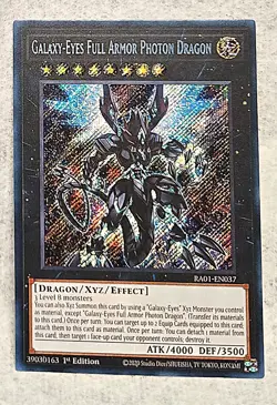 2020 Yu-Gi-Oh Galaxy-Eyes Full Armor Photon Dragon #RA01-EN037 - Image 3