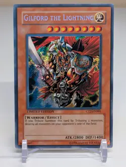 Gilford The Lightning CT2-EN001 Limited Edition Secret Rare Holo 2005 LP - Image 1