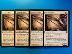 MTG 4x Poultice Sliver # 11 Planar Chaos Pauper Magic the Gathering x4 NM - Image 1