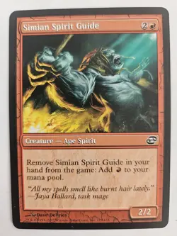 MTG Simian Spirit Guide x 4 Planar Chaos 122/165 Regular Common Red playset (2) - Image 4