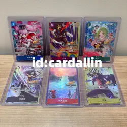 One Piece Chinese Card Game Championship 25-26 Perona Sanji Brook Set 6pcs - Image 1