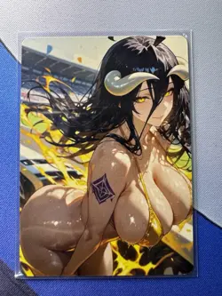 Albedo Overlord ACG Goddess Story Doujin Waifu Anime Custom Card - Image 1