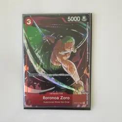 Bandai One Piece Card Game Roronoa Zoro ST01-013 Character, Gift Collection 2023 - Image 2