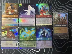 2023 Lorcana Complete Set D100 - Mickey, Elsa, Genie, Stitch, Maleficent, Maui - Image 2