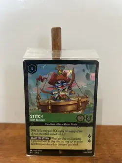Disney Lorcana TCG Stitch - Alien Buccaneer 8/P2 EN 6 PROMO Sealed - Image 1