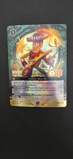 Woody - Jungle Guide Disney Lorcana TCG Set Championship Top 8 Promo FOIL - Image 1