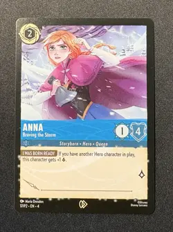 Disney Lorcana Anna Braving the Storm Promo 17/P2 EN NM Rare - Image 1